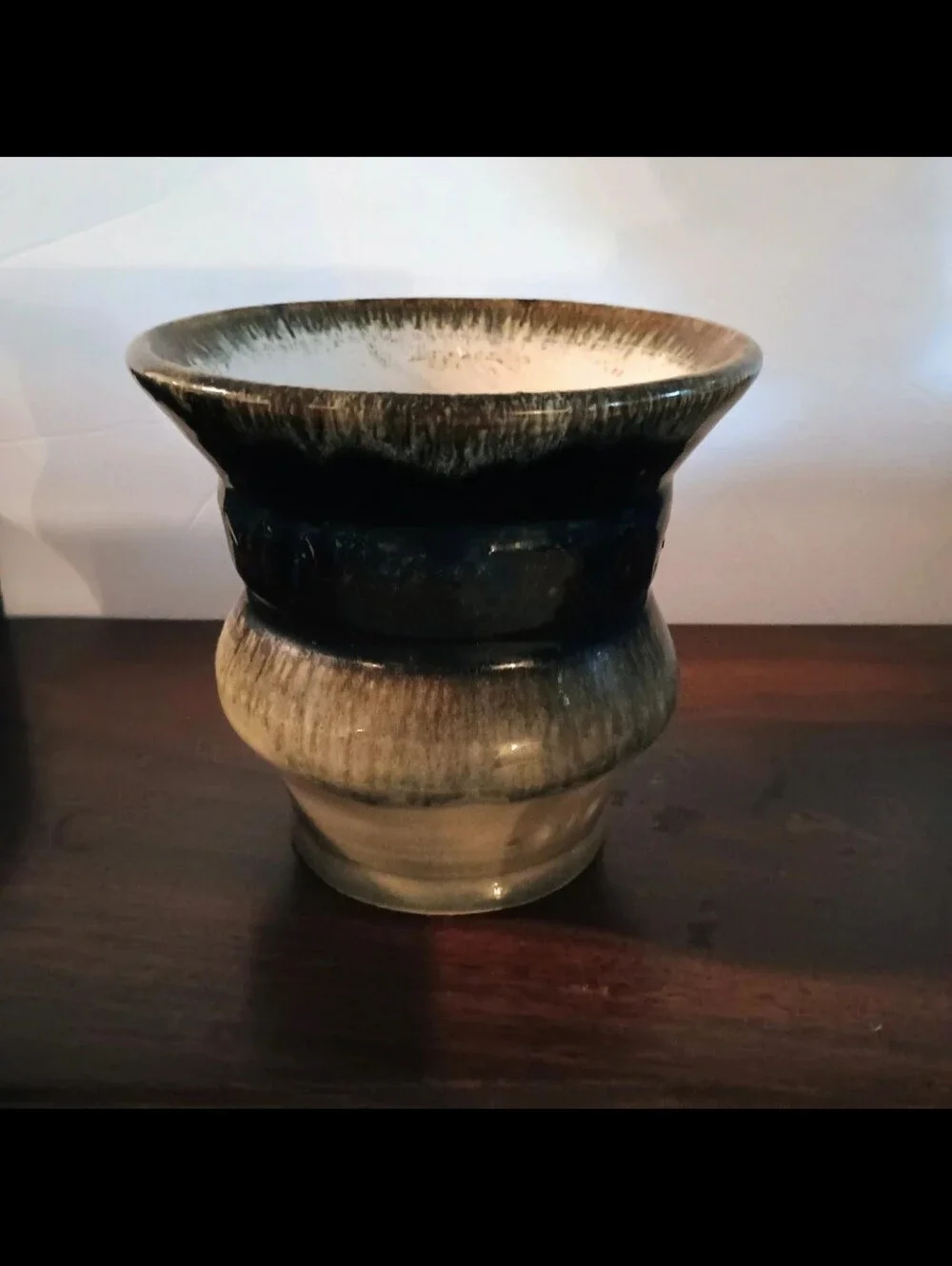 Signed Studio pottery plant pot